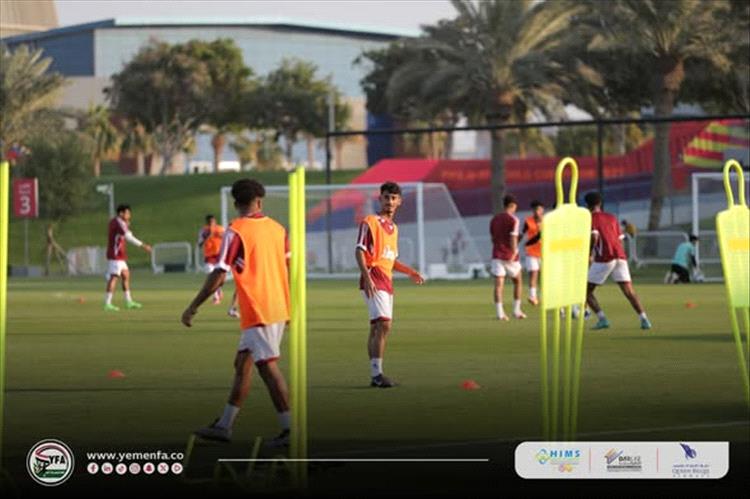 منتخب تحت 23عاما يجري تمرين استشفائي استعداداً لمواجهة الإمارات