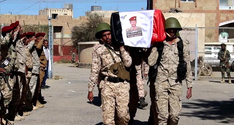 في موكب جنائزي مهيب محور طور الباحة يودع  5 من شهداء الواجب