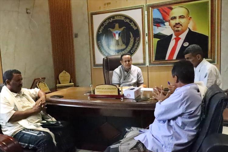 رئيس تنفيذية انتقالي لحج يبحث مع رئيسي تنفيذيتي انتقالي طور الباحة والمضاربة خطوات وبرامج الحشد المفتوح