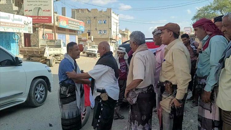 الحييد يزور مخيم اعتصام المنطقة الوسطى في لودر