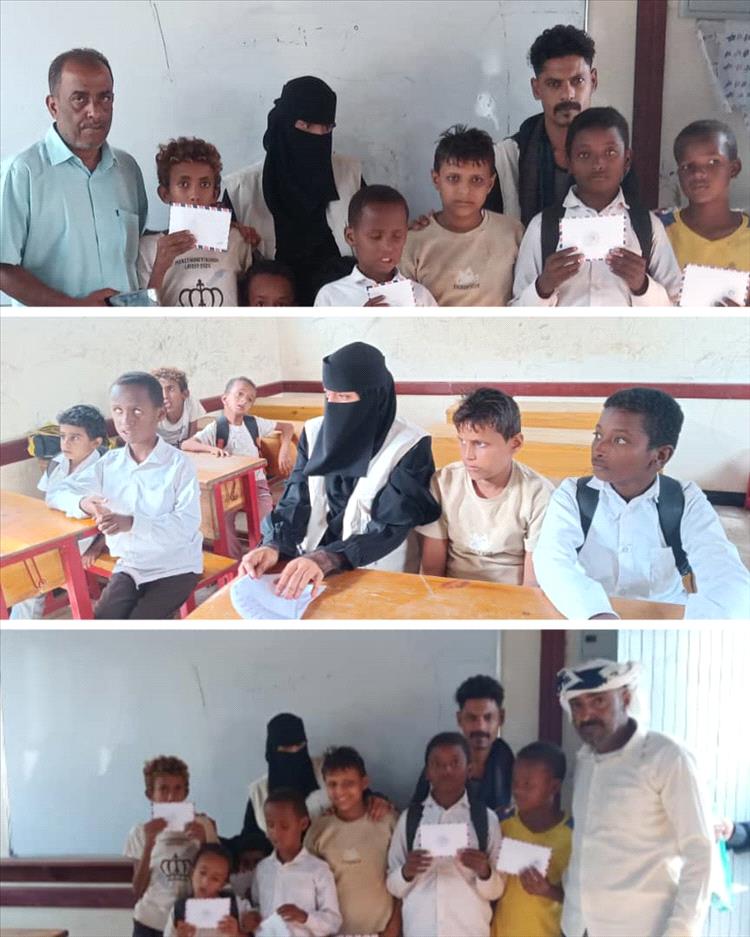 مؤسسة ثمار الخير توزع مبالغ مالية بمناسبة اليوم العالمي لذوي الإعاقة في منطقة الكود