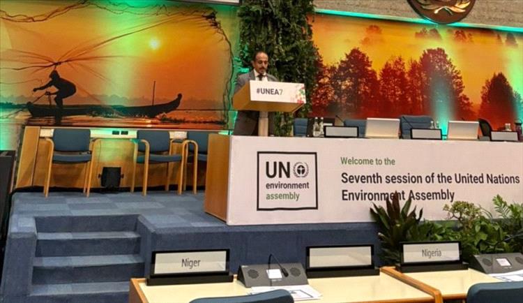 اليمن يشارك في الدورة السابعة لجمعية الأمم المتحدة للبيئة في نيروبي