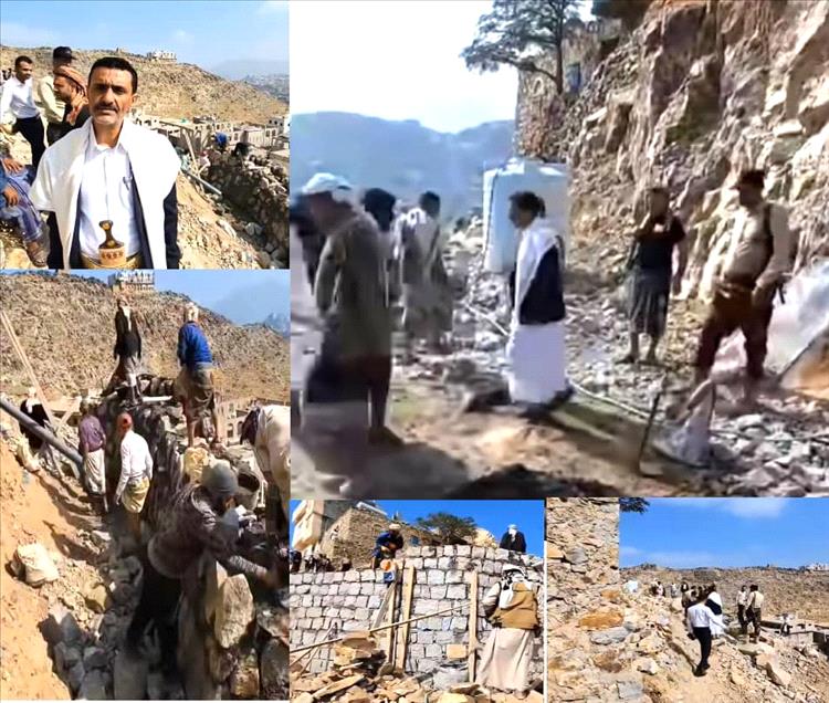 المشمر يتفقد سير العمل في مشروع شق طريق "شعب سلمان" المتفرع من الشارع العام لجبل جِرّة