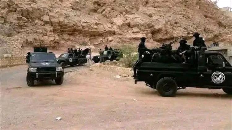 قوات مكافحة الإرهاب تصل إلى وادي حضرموت قادمة من عدن