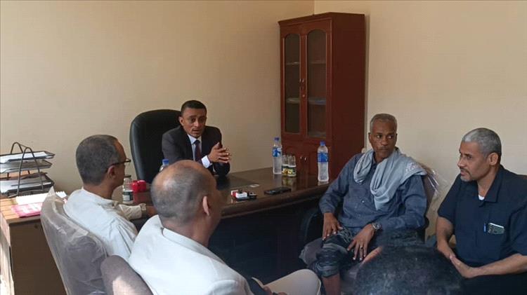 اجتماعٌ هامٌّ لرئاسة الهيئة العامة لمشاريع مياه الريف في العاصمة عدن