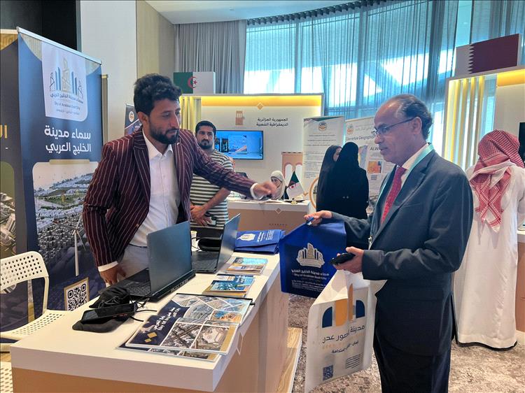 سماء مدينة الخليج العربي تمثّل اليمن في معرض الدوحة "قطر" على هامش المنتدى الوزاري العربي السادس للإسكان والتنمية الحضرية المستدامة