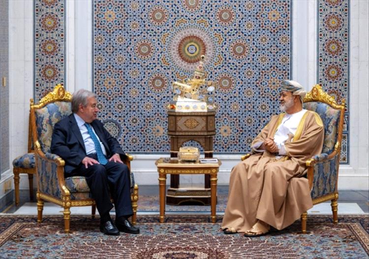 الأمم المتحدة تبحث مع سلطان عُمان الوضع العام في اليمن