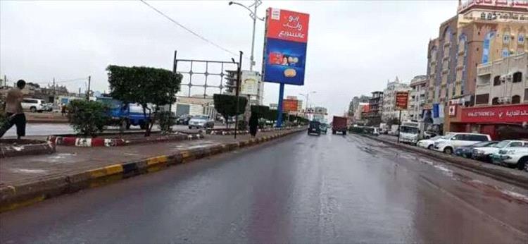 هطول أمطار خفيفة  في عدن