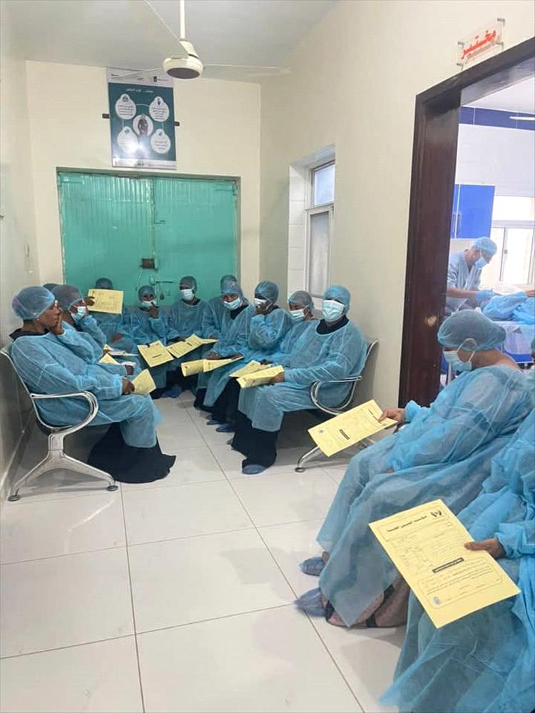 اختتام المخيم المجاني في المركز الصحي باتيس لإزالة المياه البيضاء بنجاح