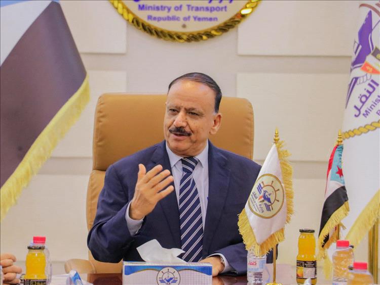 وزير النقل يعلن بأسم الوزارة ومؤسساتها الدعم الكامل لقرارات وخطوات المجلس الانتقالي الجنوبي