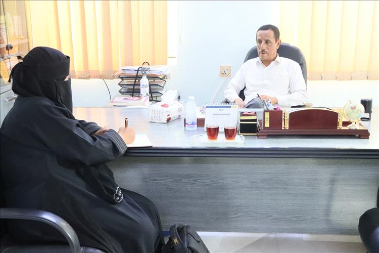 العمودي يلتقي برئيس لجنة الصحة والبيئة بالجمعية الوطنية بالمجلس الانتقالي الجنوبي