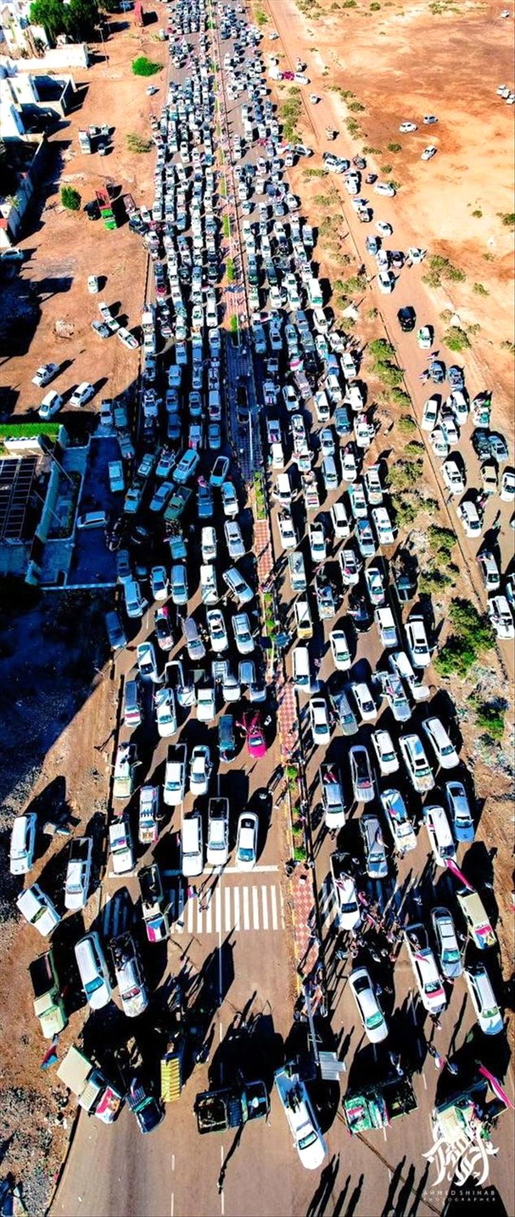 موكب الضالع يصل أطراف عدن للمشاركة في الاعتصام المطالب باستقلال الجنوب