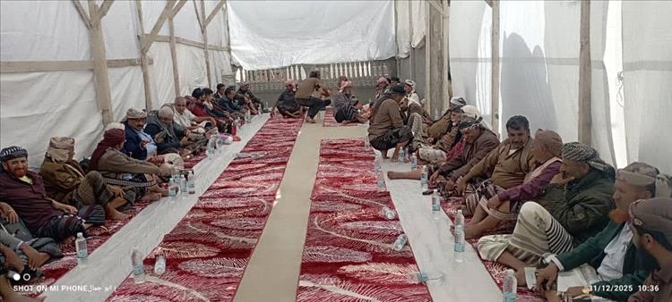 لقاء قبلي موسع  لمشاىخ مكتب كلد في "العلاة" لتعزيز النسيج الاجتماعي ونبذ الخلافات