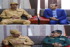 محافظ شبوة يلتقي بأركان حرب اللواء الرابع مشاة ويشيد بجهودهم لتعزيز الأمن والاستقرار