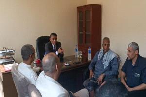 اجتماعٌ هامٌّ لرئاسة الهيئة العامة لمشاريع مياه الريف في العاصمة عدن