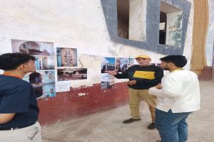 وكيل وزارة الثقافة يزور معرض الصور ' العودة ' في سينما شاهيناز بخورمكسر "