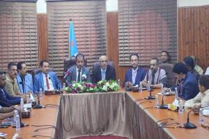 اجتماع هو الأول من نوعه للسلطة المحلية بوادي حضرموت في سيئون بحضور قيادات من المجلس الانتقالي الجنوبي