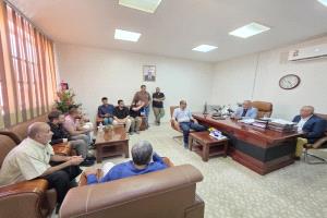 باذيب  يتفقد مقر شركة تيليمن بعدن ويشيد بمشاريع تطوير البنية التحتية