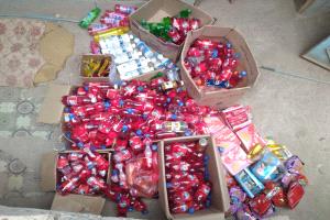 مكتب اشغال خنفر يقوم بحملة تفتيش لبعض المواد الإستهلاكية المنتهية صلاحيتها بسوق جعار