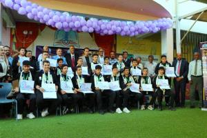 وزارة التربية والتعليم تحتفي بالطلاب الفائزين بالمركز الأول في تحديث الروبوتات العالمي