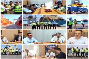 وفد صيني يبحث تعزيز التعاون الملاحي مع ميناء عدن للحاويات