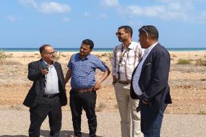 وكيل مساعد قطاع المطارات يختتم زيارته الميدانية التفقدية لمطار سقطرى الدولي