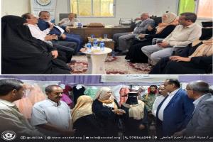 نائب محافظ لحج يشيد بنموذجية العمل الخيري في اتحاد الجمعيات والمؤسسات