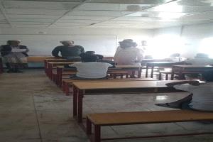 فريق التوجيه المحلي يطلع على سير امتحانات الفصل الدراسي الأول بمدرسة الخليفة عثمان بن عفان (ثُرّة) بلودر