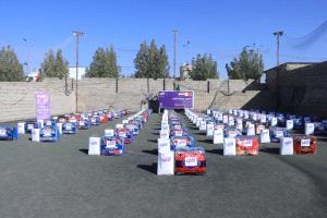 لمواجهة برد الشتاء.. توزيع مساعدات شتوية على 100 أسرة نازحة في مأرب