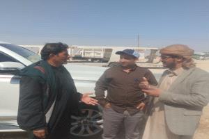 مدير عام مديرية شحن يطّلع على سير العمل في مشروع التوسعة الخاصة بالخط الدولي