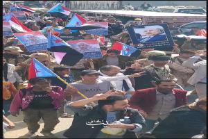 حشود كاسحة من حجر ومريس وقعطبة وزُبيد تجدد حق الشعب الجنوبي في استعادة دولته المستقلة