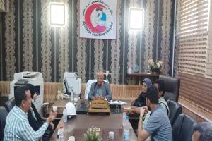 مناقشة اللمسات الأخيرة لبناء وتجهيز مركز الطوارئ التوليدية في مستشفى الصداقة بعدن