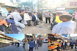 المشمر يوجه بتجهيز مواقع بديلة للبسطات العشوائية وتحسين مثلث مدخل شارع المسبح بـ«تعز»