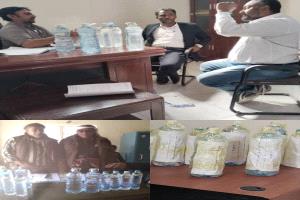 نزولات ميدانية مشددة على محطات المياه والثلج ببيحان لحماية الصحة العامة