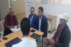 نائب وزير الإعلام والثقافة والسياحة ورئيس مؤسسة 14 أكتوبر يزوران معهد جميل غانم للفنون الجميلة بعدن
