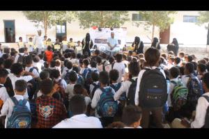 مؤسسة البركة تدشن مساحة آمنة للأطفال في مدرسة الفلاحين بخنفر ضمن جهود تعزيز صمود المجتمع