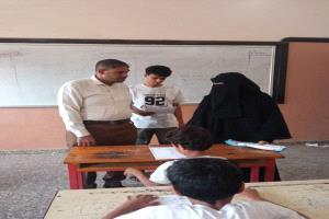 مدير تربية خورمكسر يقوم بزيارة ميدانية إلى مدرسة خالد بن الوليد