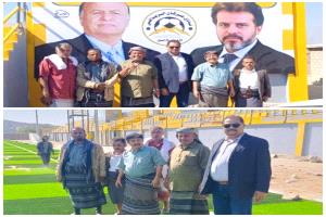 زيارة تفقدية لمدير عام لودر لملعب الناصر عرفان استعداداً للافتتاح