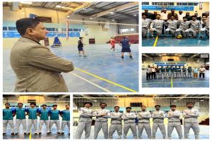 الشاذلي يزور تدريبات منتخب عدن للكرة الطائرة ويشكر دعم المحافظ احمد لملس