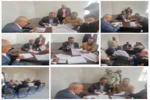 المدير العام بكر الشاعري يوقع مذكرة تفاهم مع منظمة أكتد لتنفيذ وتأهيل مشروع مياه قعطبة العام.