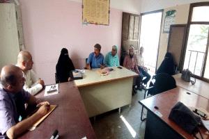 بازوكا يترأس الاجتماع الدوري لفريق التوجيه التربوي بمديرية الحوطة