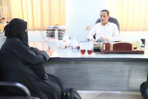 العمودي يلتقي برئيس لجنة الصحة والبيئة بالجمعية الوطنية بالمجلس الانتقالي الجنوبي