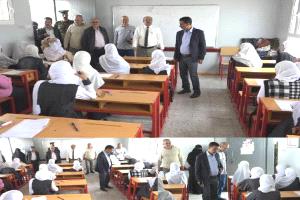 تعز.. مدير عام «القاهرة» يدشّن امتحانات الفصل الدراسي الأول للعام 2025–2026