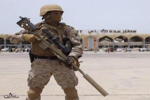 انسحاب القوات السعودية من مطار عدن الدولي