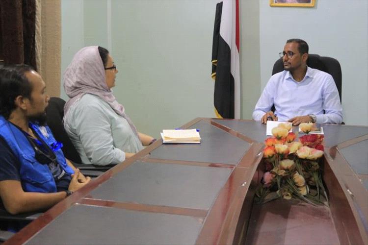 القديمي يؤكد لبعثة "أونمها" ضرورة فتح طريق حيس- الجراحي باعتباره أولوية إنسانية