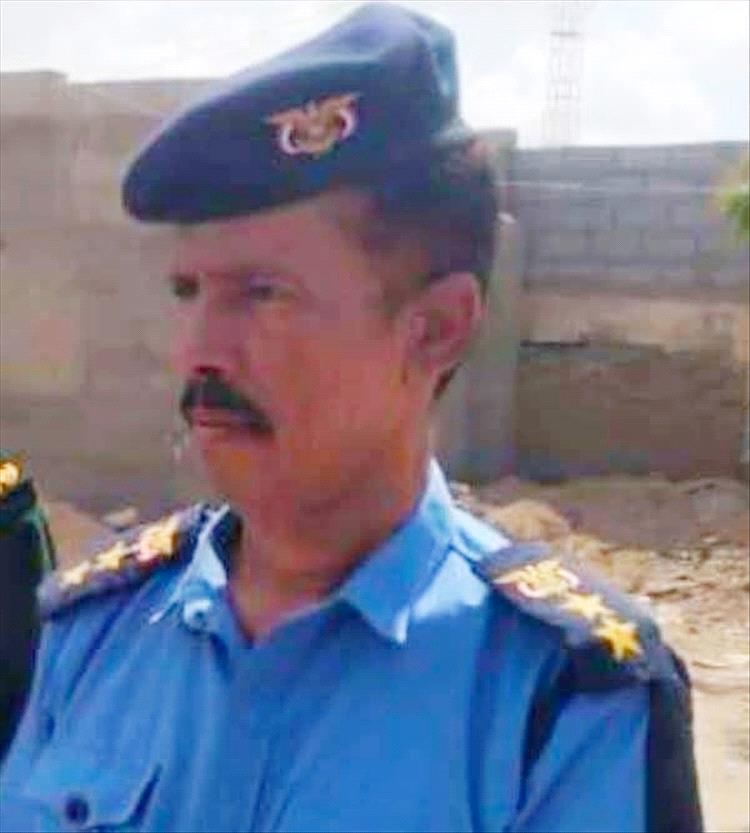 مقراط يعزي بوفاة العميد علي ناصر سعيد الدنبوع المارمي مدير مرور محافظة أبين