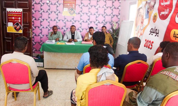 مدير مكتب الصحة في بروم ميفع يدشن البرنامج التدريبي للكادر المشارك في حملة التحصين