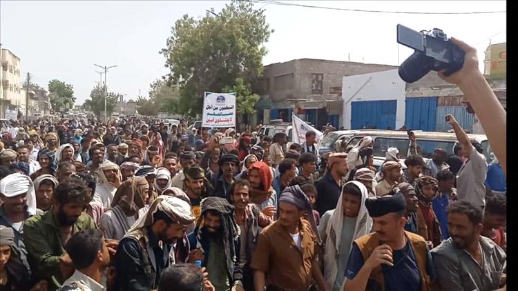 زنجبار تشهد مظاهرة حاشدة تندد بتردي الأوضاع بالمحافظة