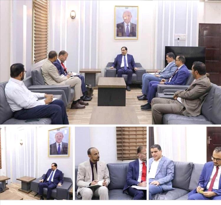 الوزير البكري يستقبل كبير المستشارين الاقتصاديين بمكتب المبعوث الأممي إلى اليمن