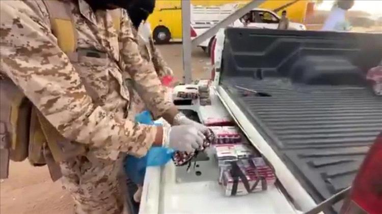 انجاز أمني نوعي في منفذ الوديعة.. احباط محاولة تهريب مخدرات حوثية إلى السعودية